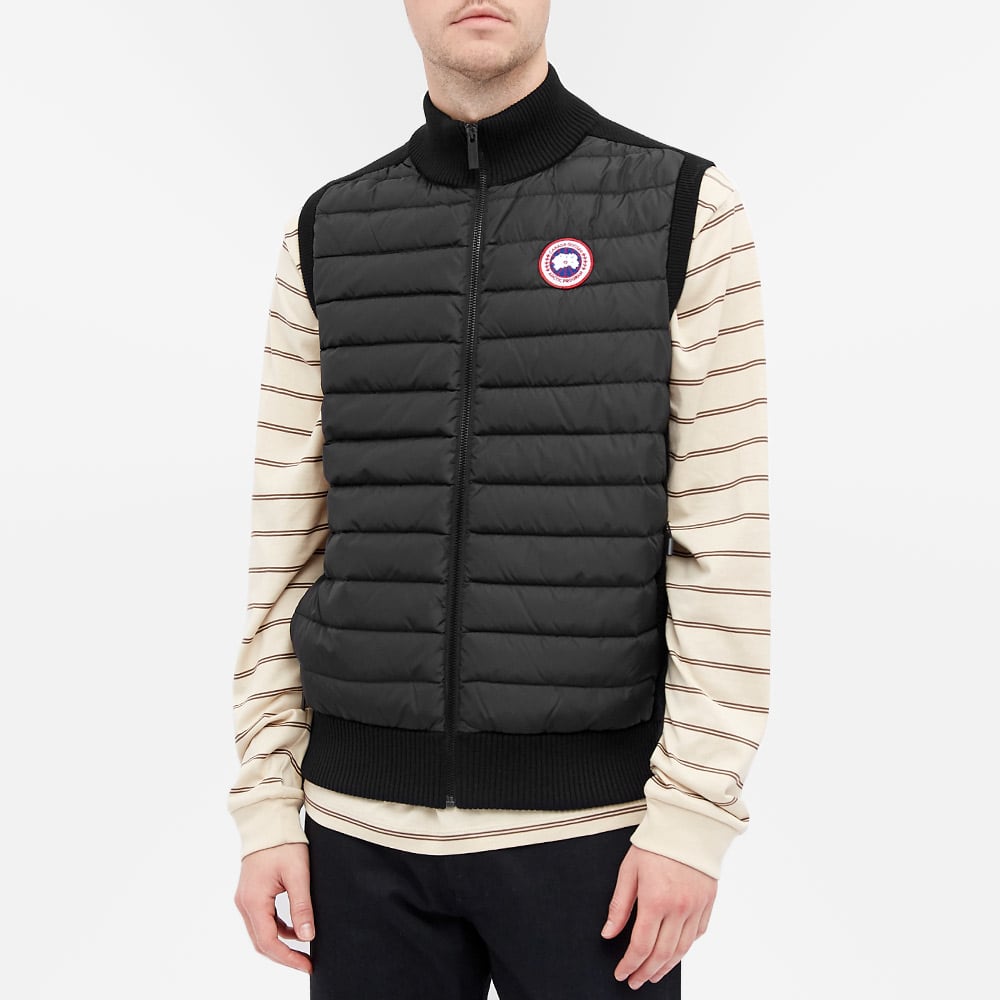 Canada Goose Hybridge Knit Vest Black | END. (SG)