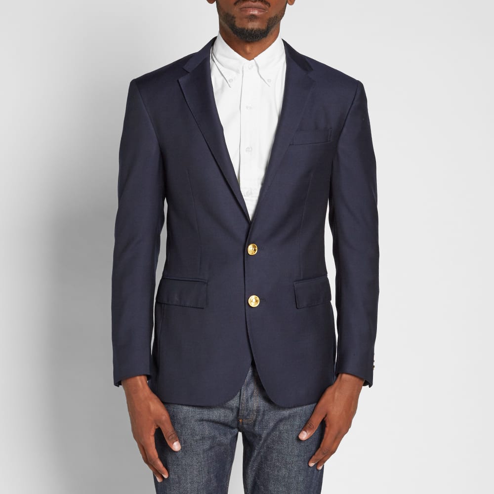 Blazer Ralph Lauren Polo Doeskin - Azul Marino