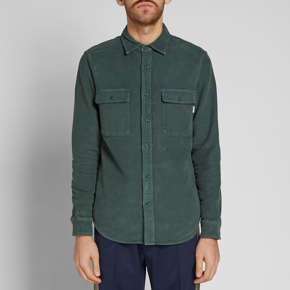 Adsum Italian Moleskin Workshirt Green END. (IT)