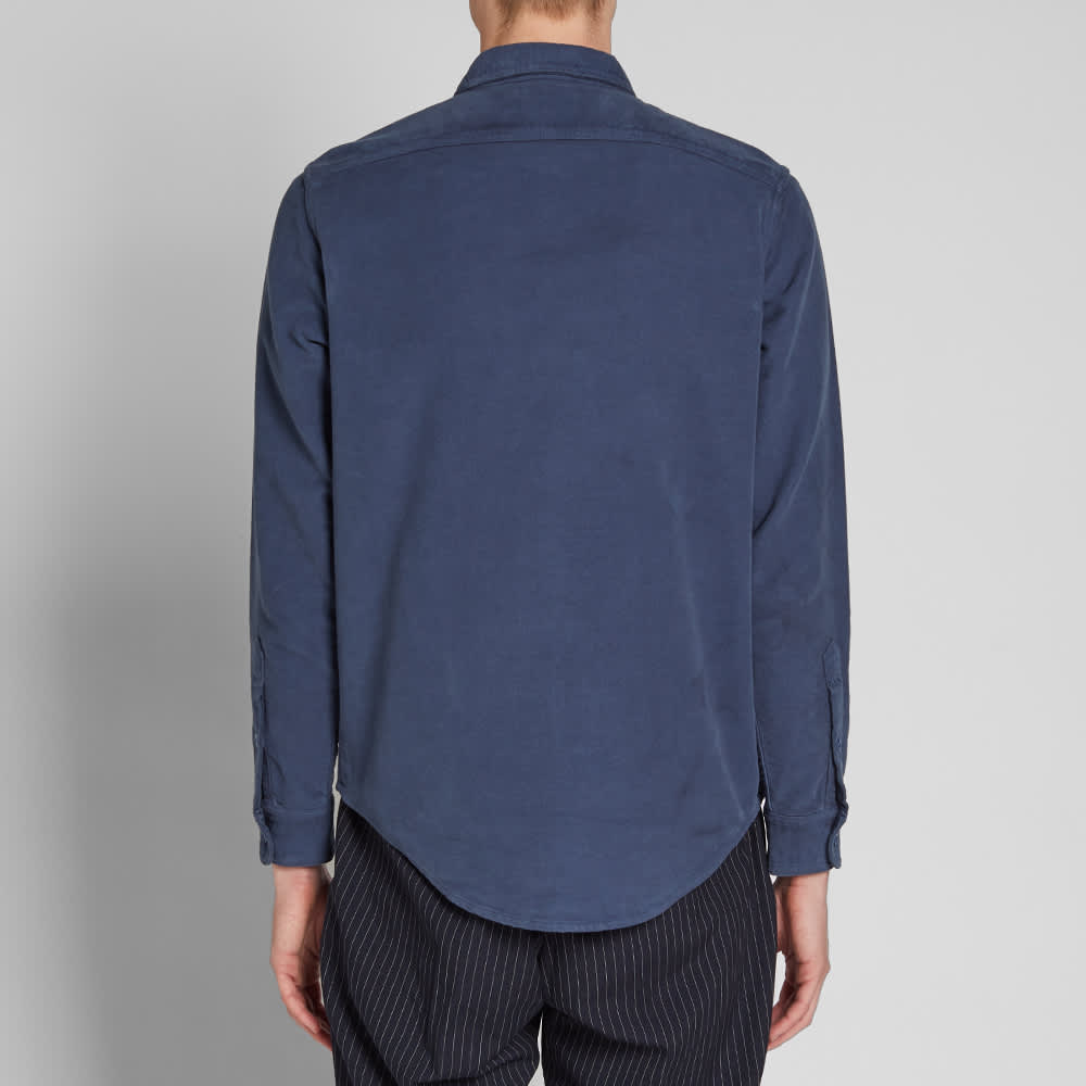 Adsum Italian Moleskin Workshirt Slate END.