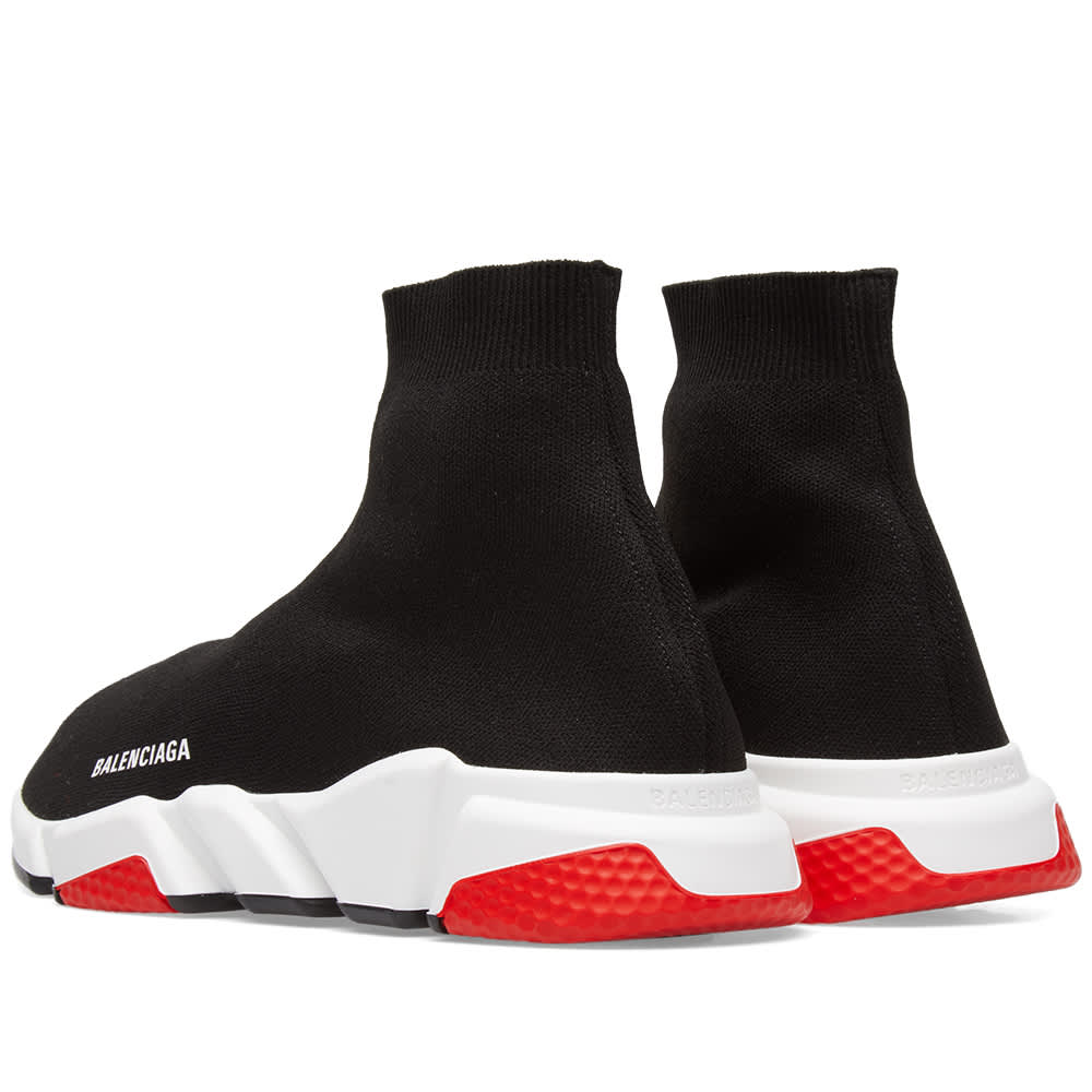 balenciaga red sock shoes