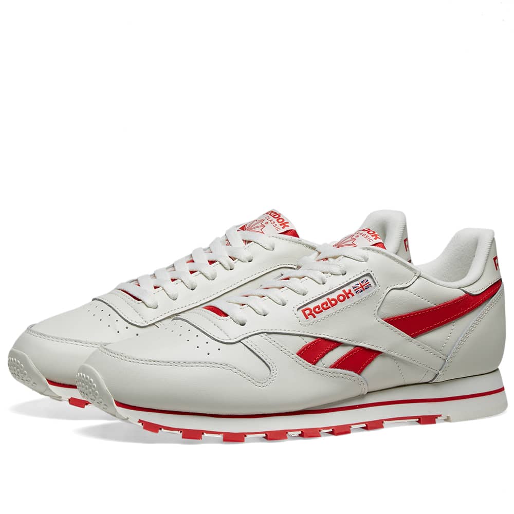 Reebok Classic Leather Chalk & Primal Red | END. (IE)