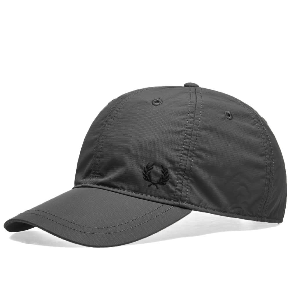 Fred Perry Ripstop Baseball Cap Charcoal | END. (Global)