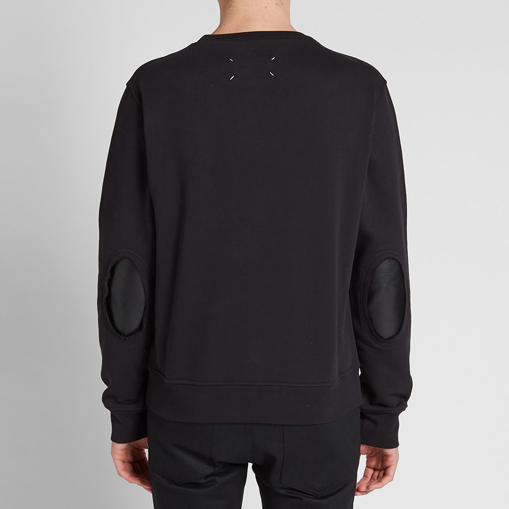 maison margiela elbow patch sweatshirt