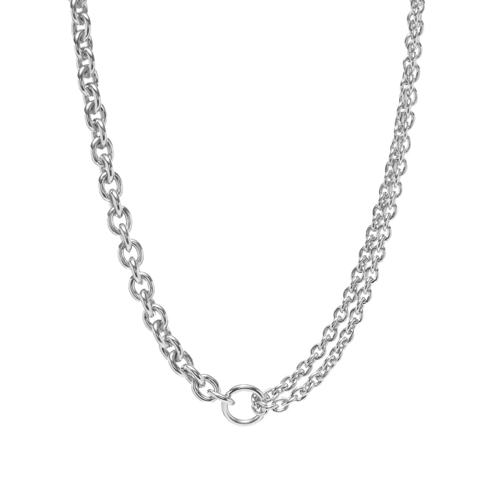 All Blues Double Necklace Silver | RvceShops