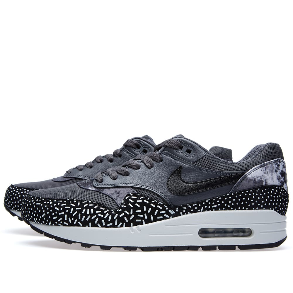 air max 1 black and grey