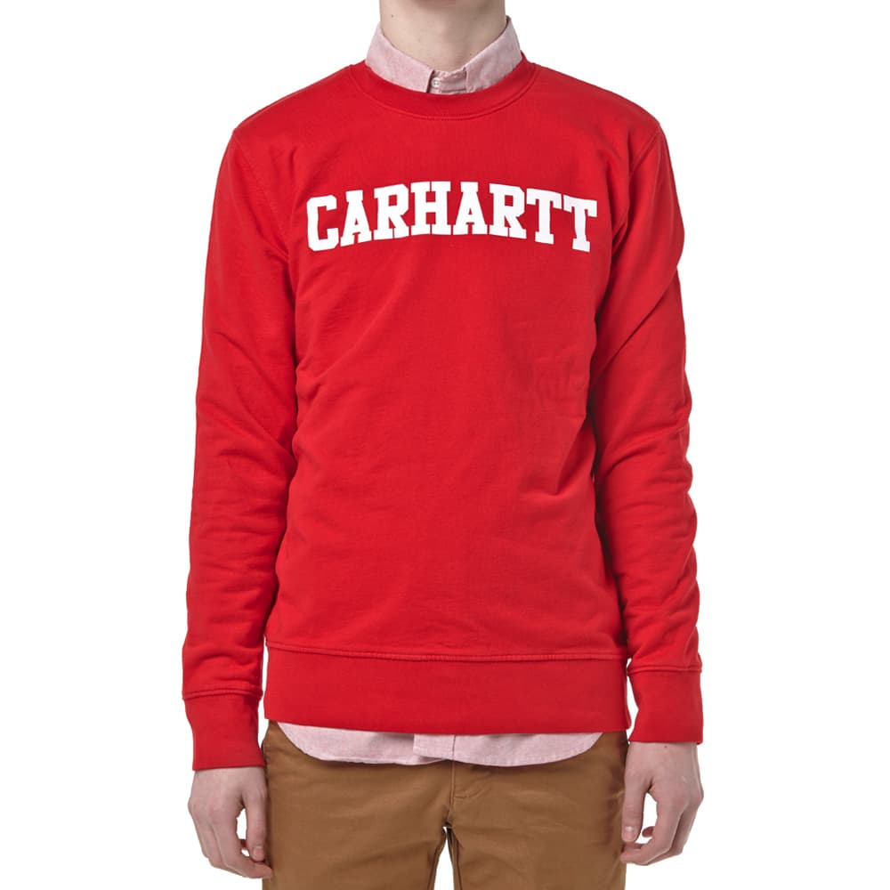 Carhartt WIP College Sweat Red & White END. (ES)