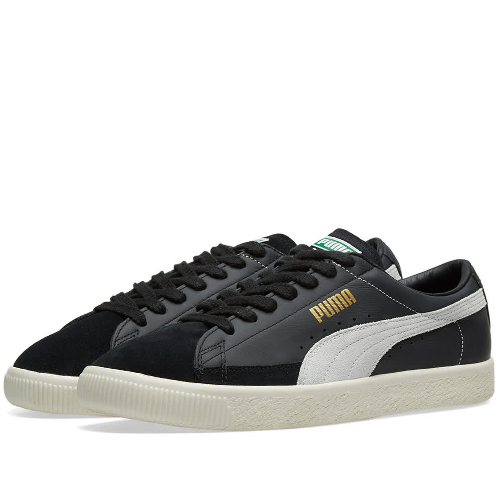 puma basket 90680 white black