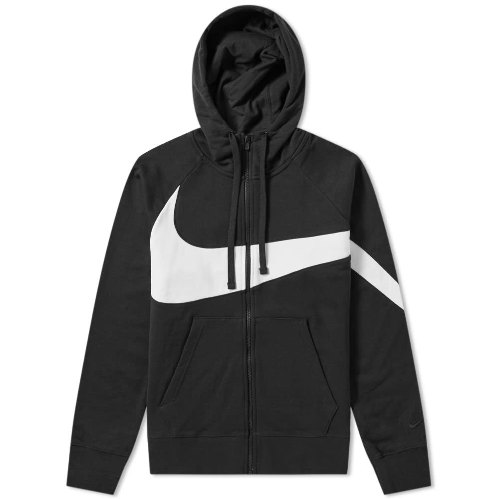 nike big swoosh jacket white