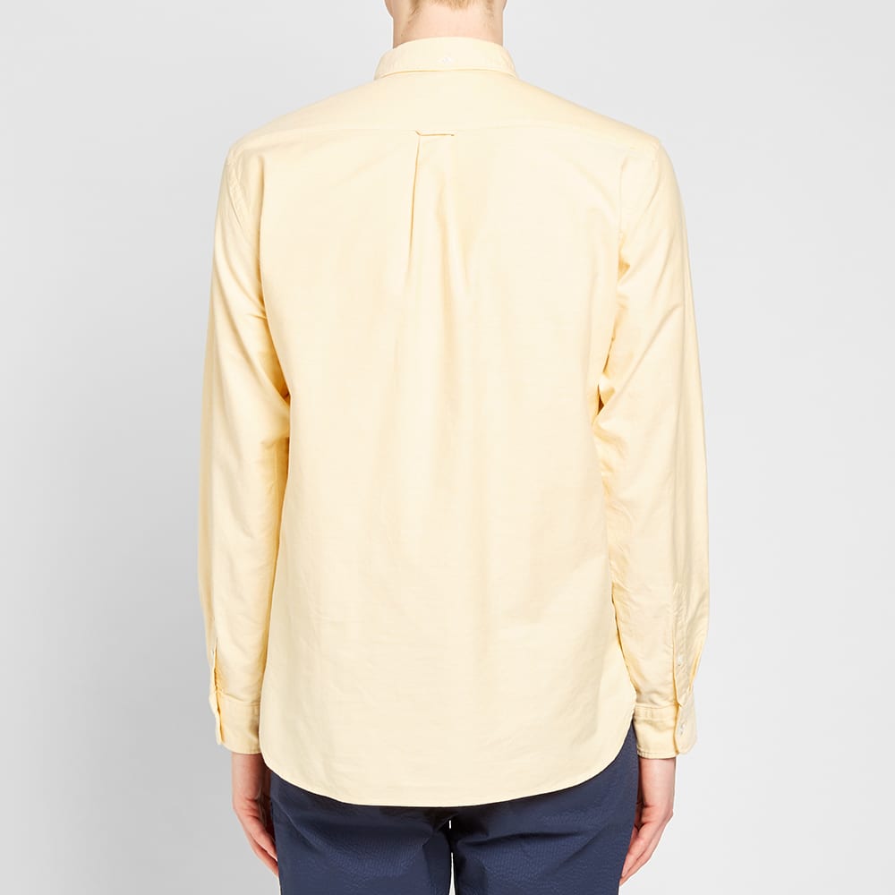 Beams Plus Button Down Oxford Shirt Yellow END. (UK)