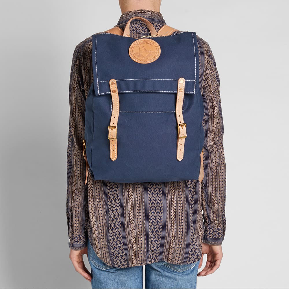 Yuketen Canoe Backpack Navy Canvas END. (HK)