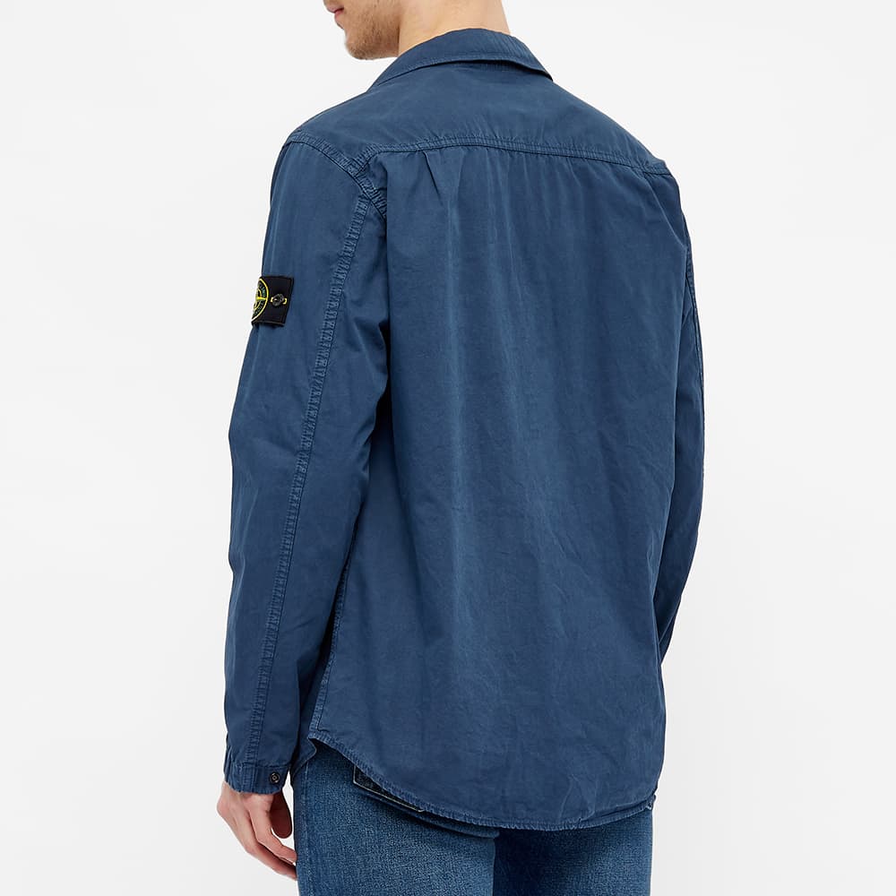 stone island avio blue sweatshirt