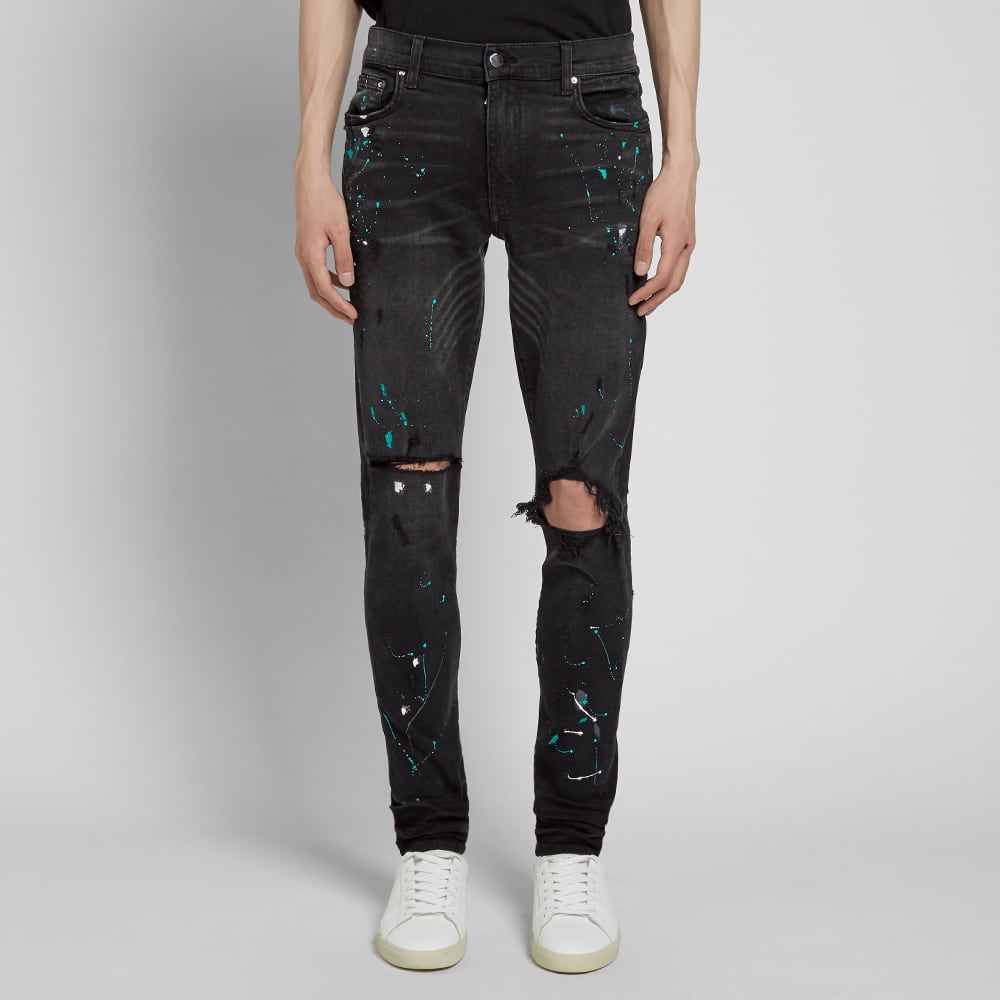 AMIRI Paint Splatter Jean Black END. (UK)