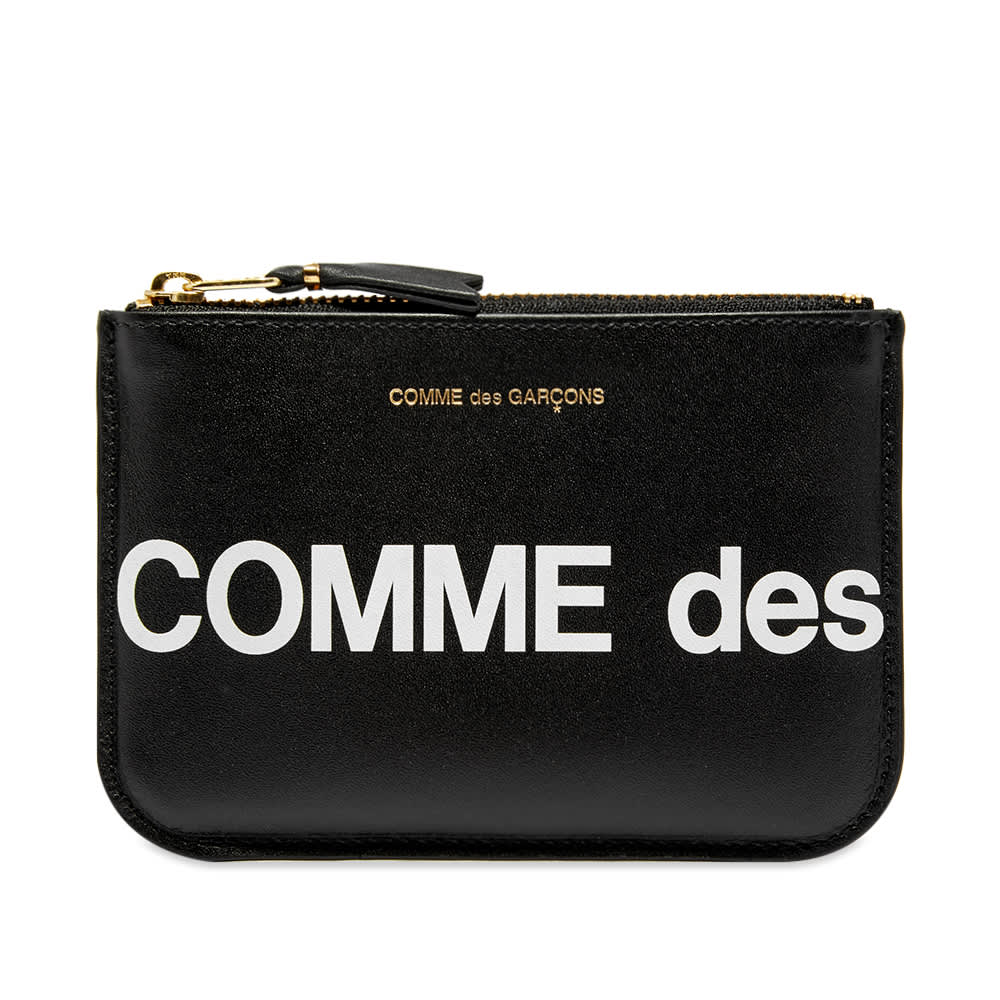 comme des garcons logo wallet