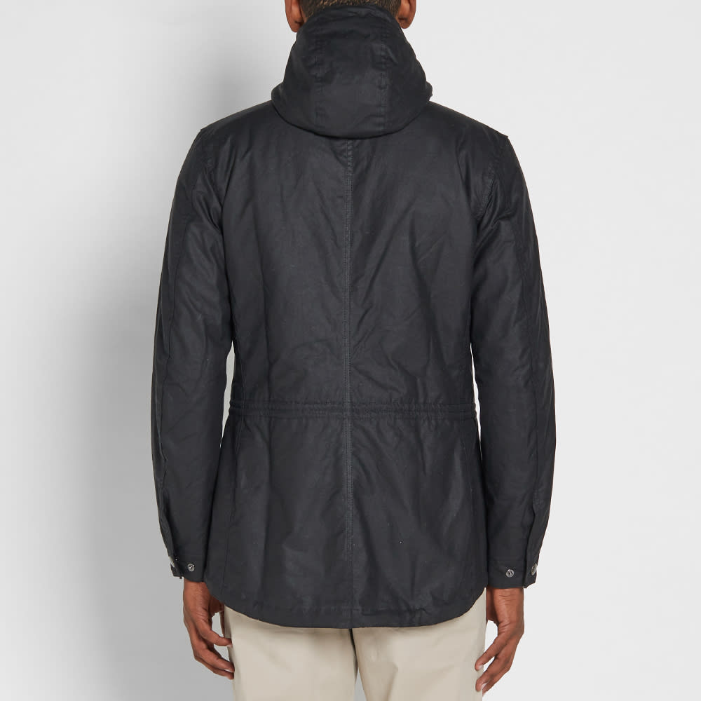 black barbour parka