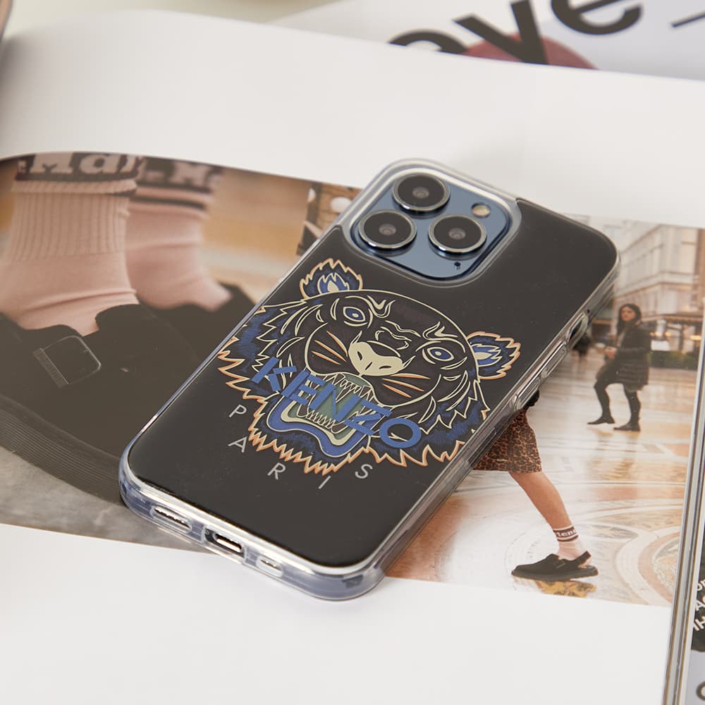 Kenzo Clear Tiger iPhone 13 Case Black END. (TW)