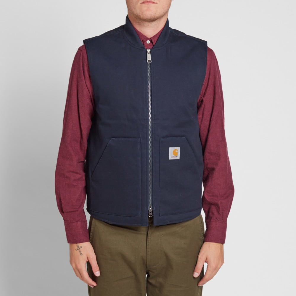 Carhartt WIP Canvas Work Vest Navy END. (NL)