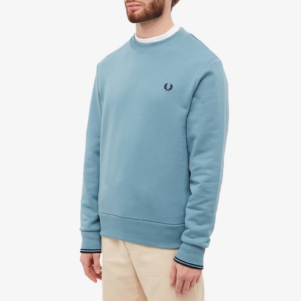 fred perry crew neck sweat