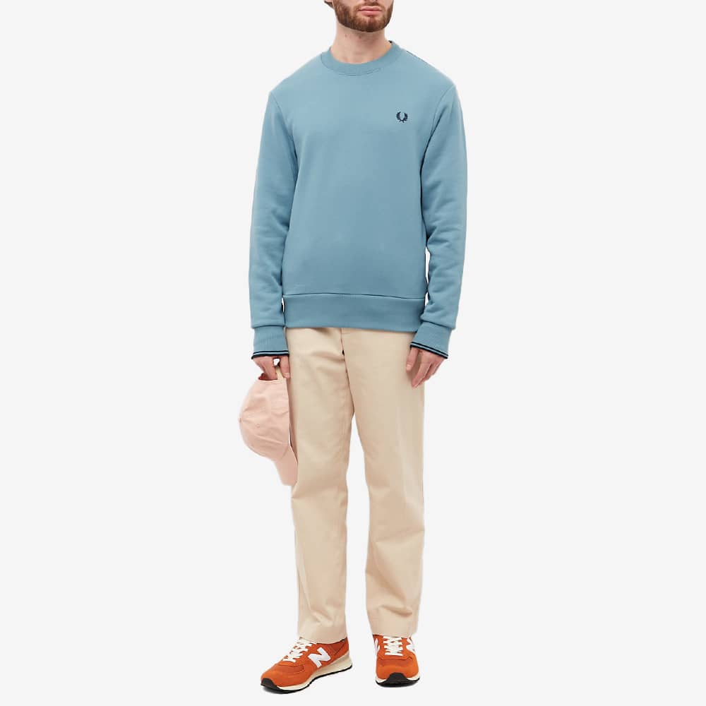 fred perry crew neck sweat