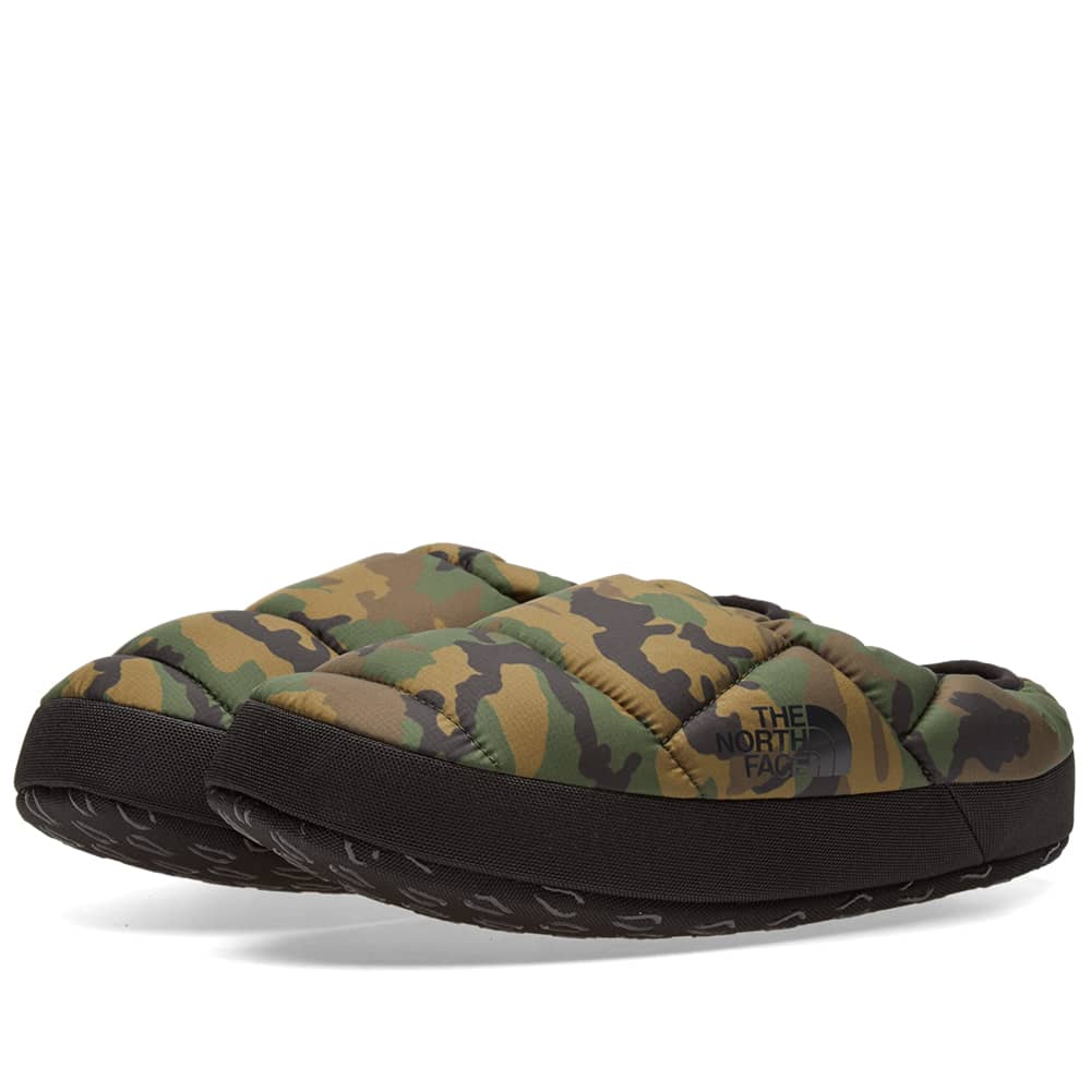 north face camo slippers