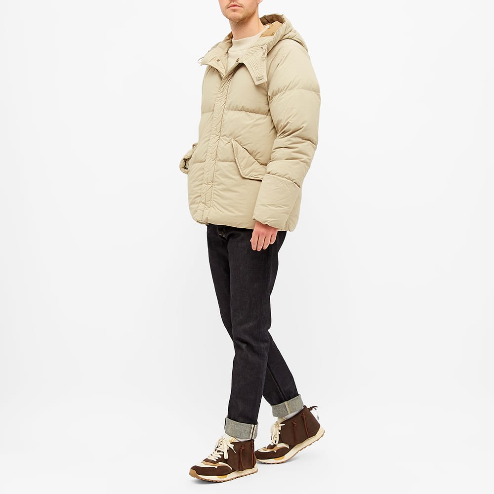 arket down parka off white