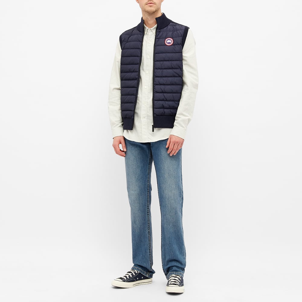 Canada Goose Hybridge Knit Vest Navy END.