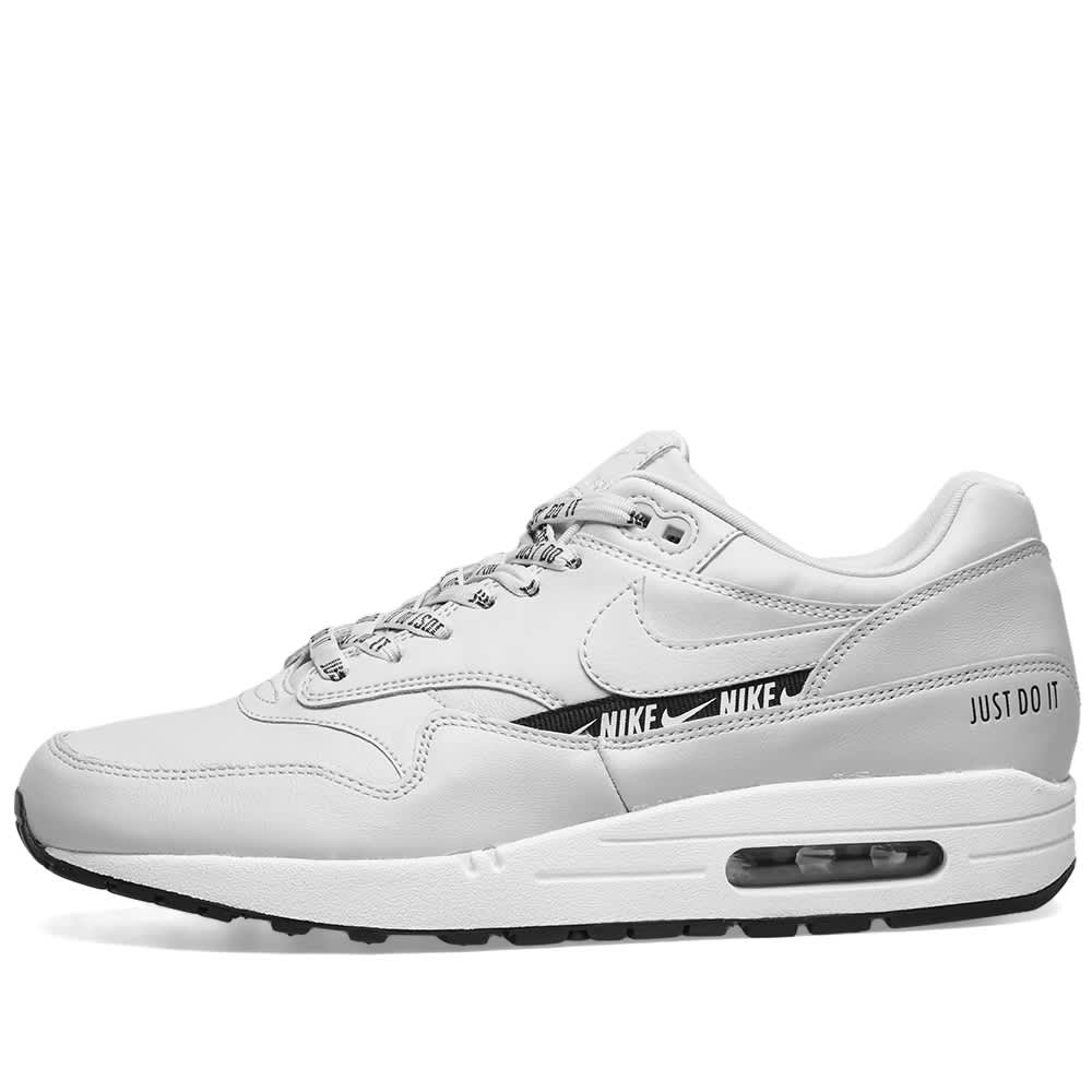 Nike Air Max 1 SE W Silver, Black & White END.