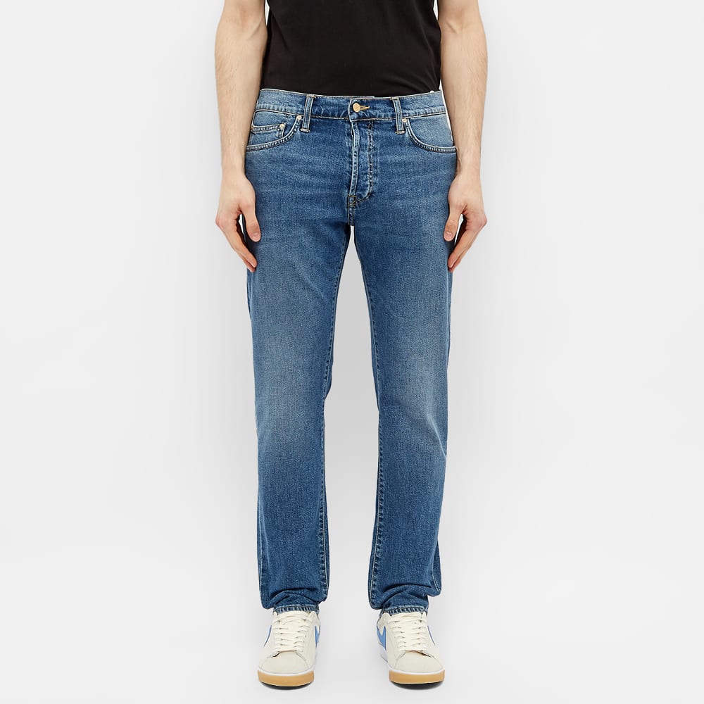 Carhartt WIP Klondike Regular Tapered Jean Blue Stone Coast END. (IE)