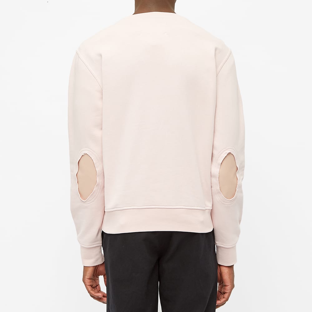 Maison Margiela 10 Elbow Patch Crew Sweat Peony Pink | END.