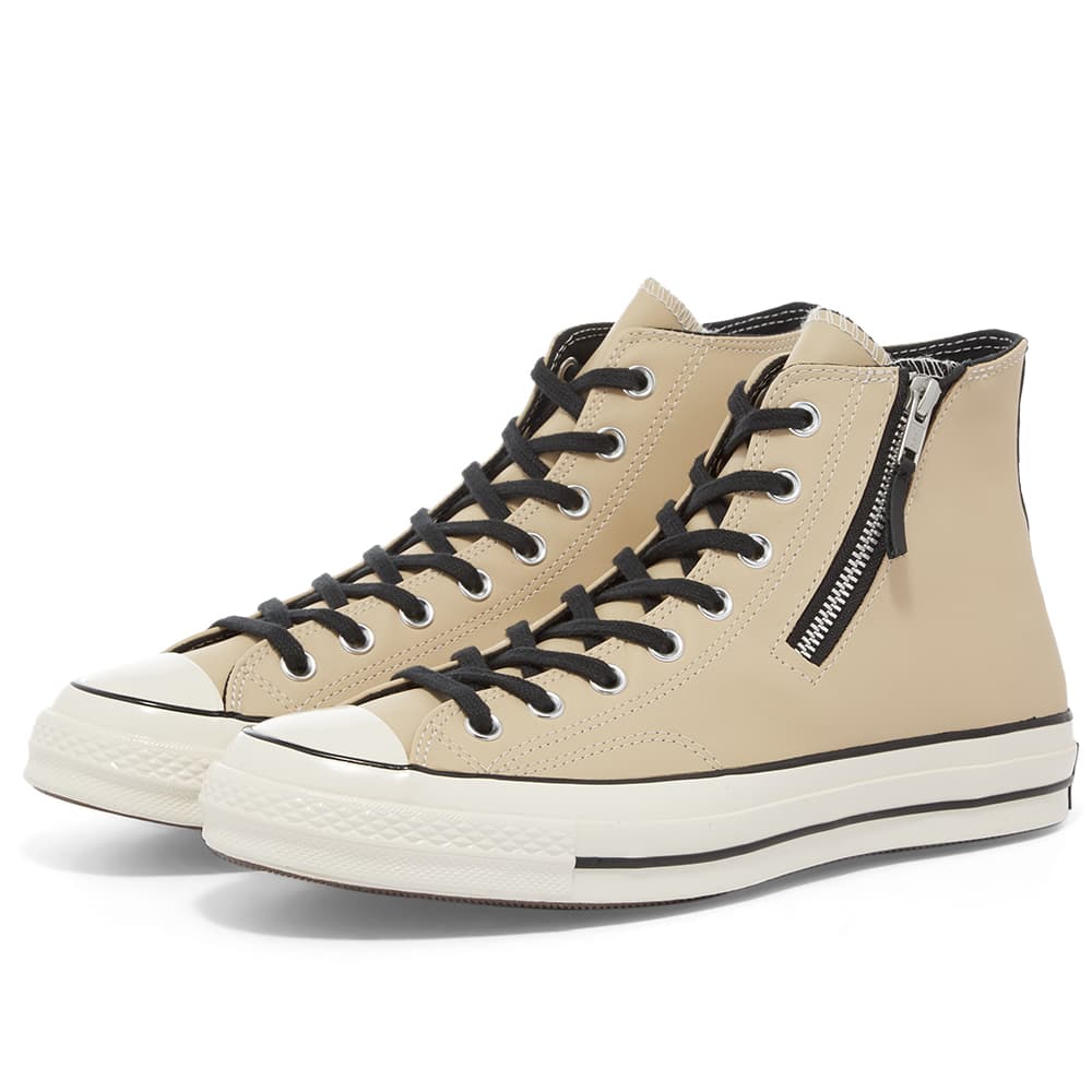 Converse Chuck Taylor 1970s Zip Hi Desert Ore, Black & Egret END. (KR)
