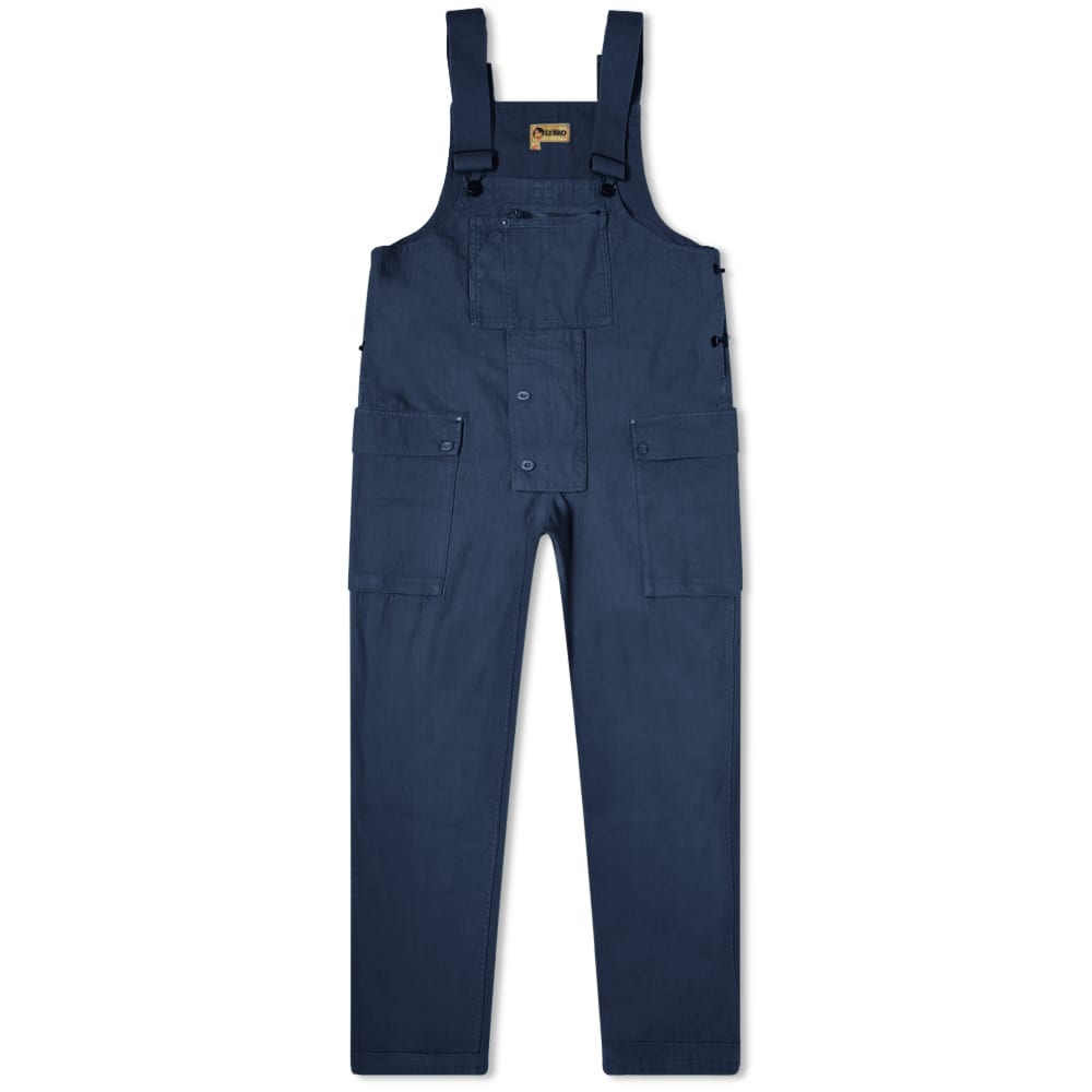 Nigel Cabourn Naval Dungaree Black Navy END. (HK)