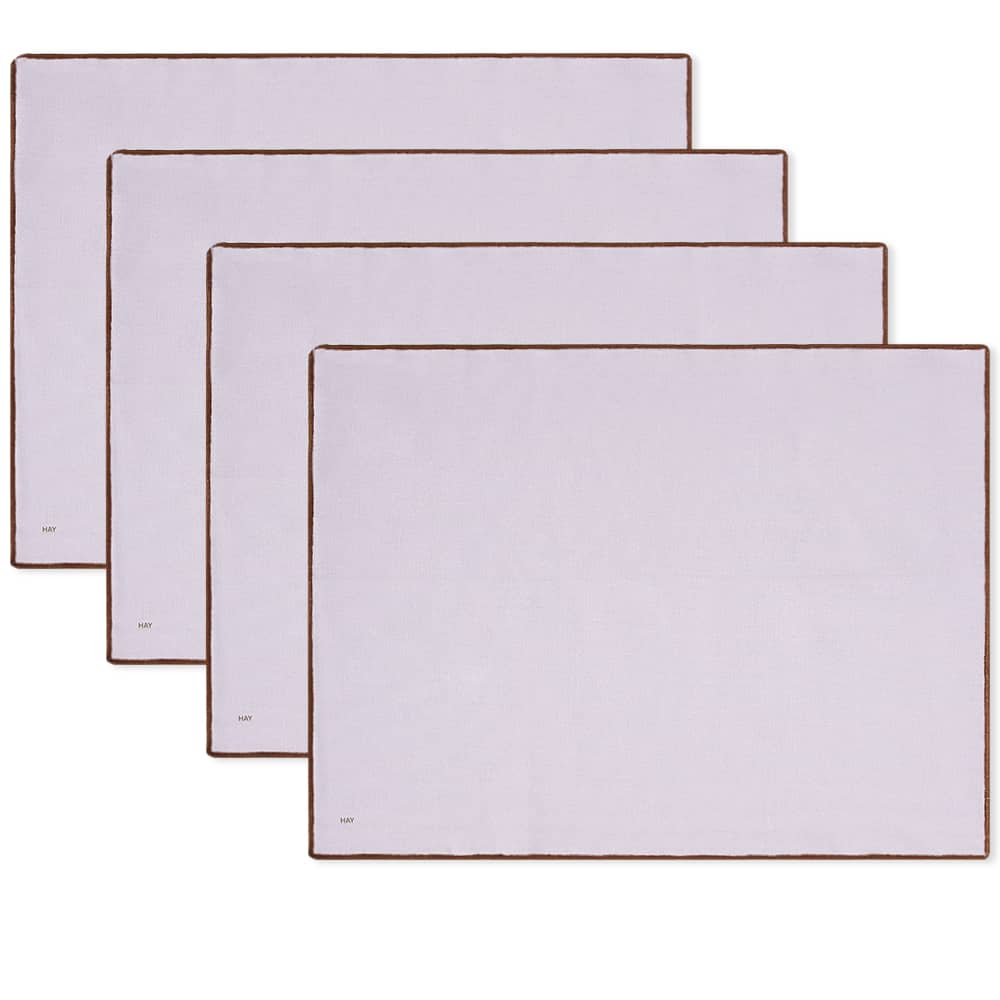 Hay Contour Place Mat Set Of 4 Lavender Chronosconsultingshops Us