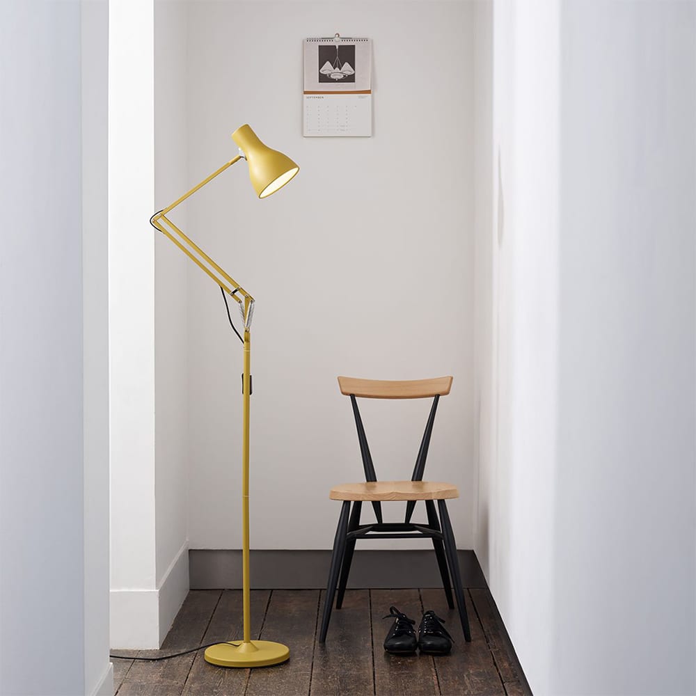 ochre standing lamp