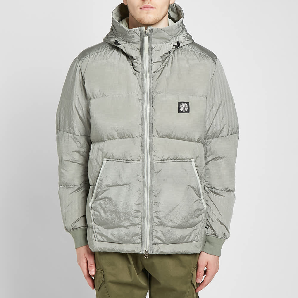 stone island nylon metal jacket grey