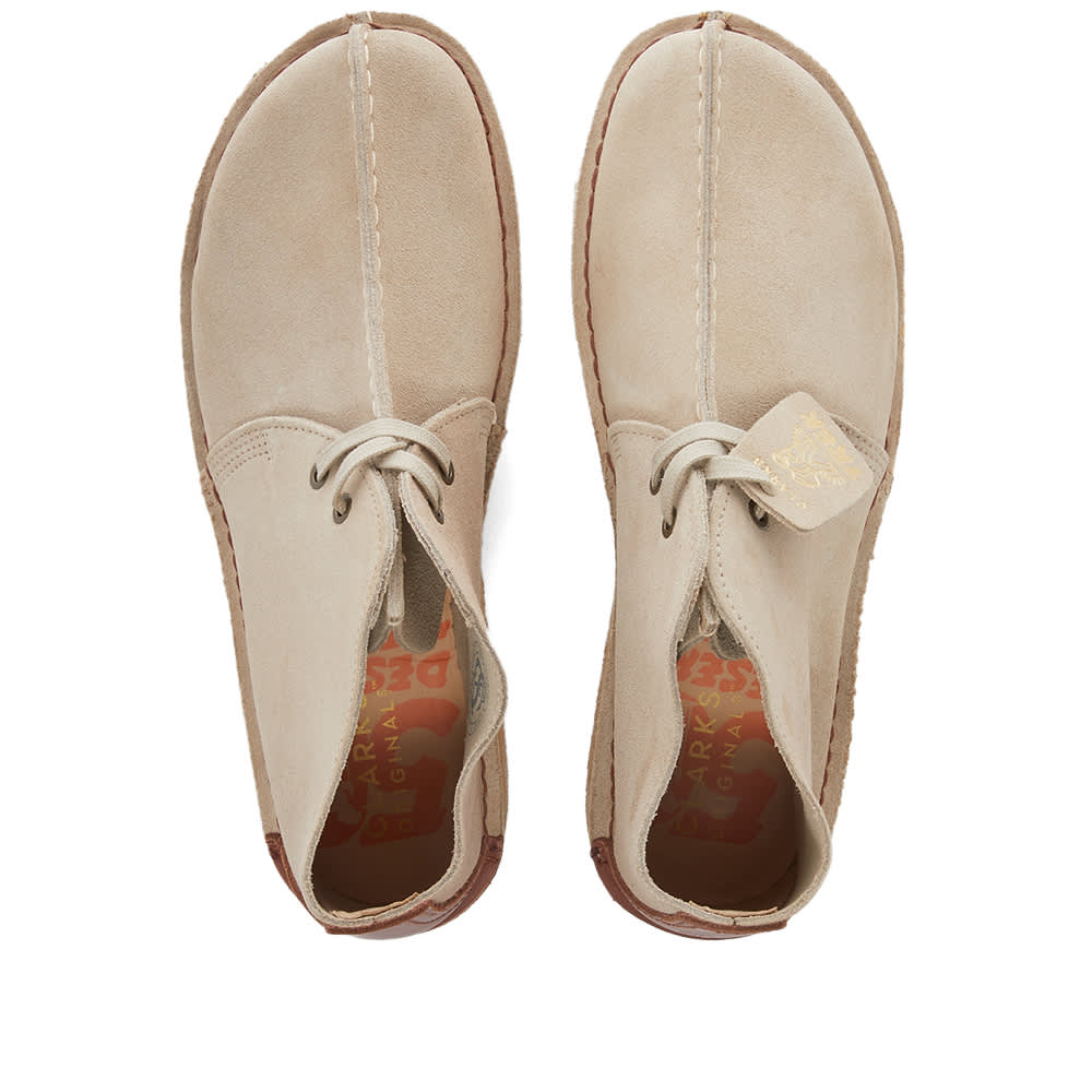 clarks stinson hi sand suede