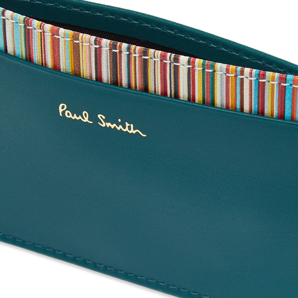 Paul Smith Classic Stripe Card Holder Teal END. (HK)