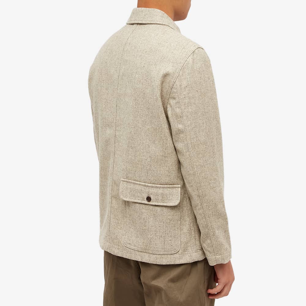 Universal Works Melton Wool Bakers Chore Jacket Stone END. (RU)