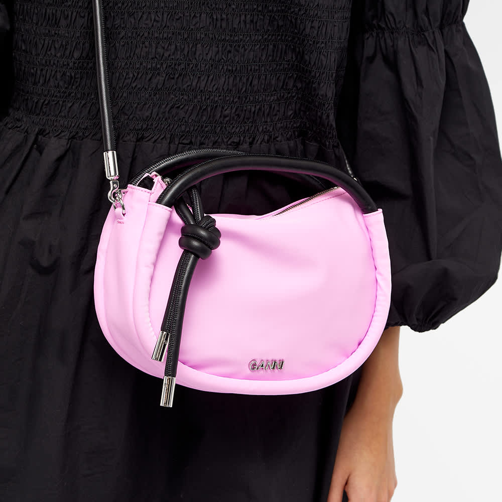 mini knot bag ganni