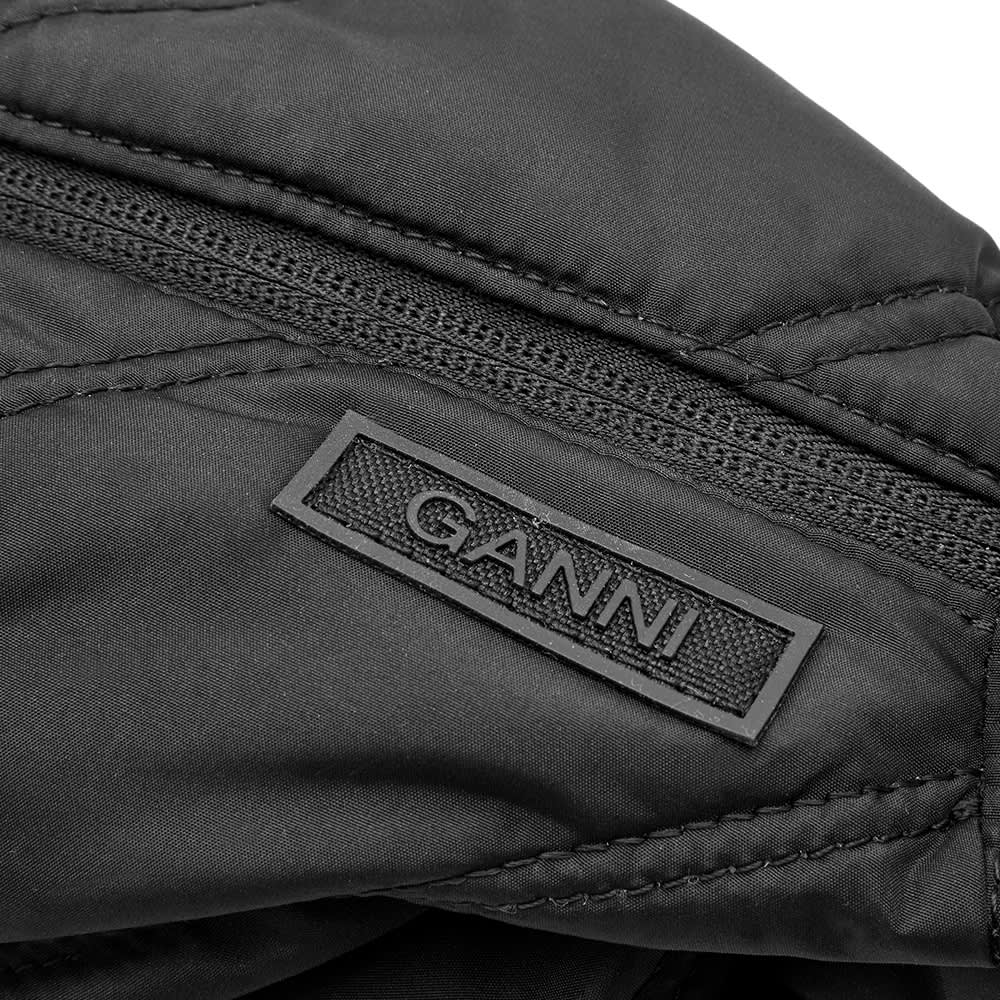 GANNI Quilted Recycled Tech Small Duffle Bag Black END. (BE)