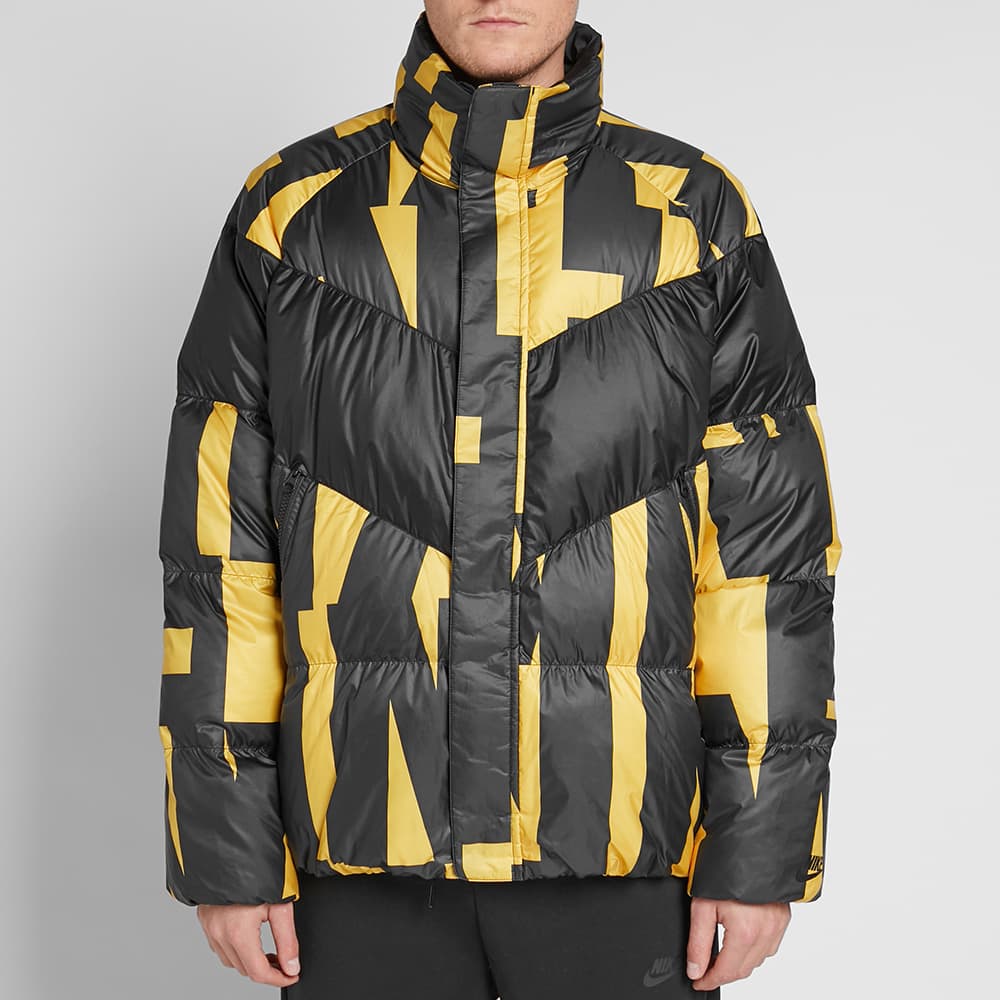 nike print down jacket