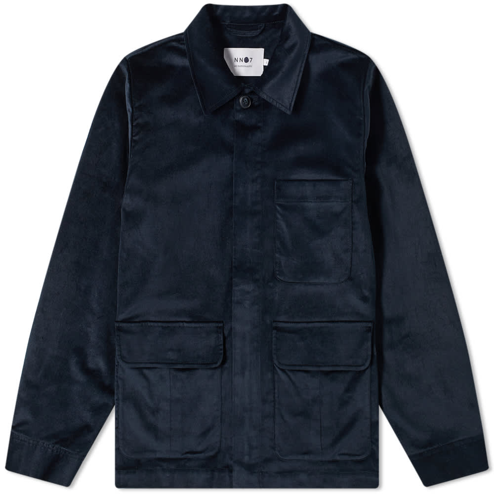 blue overshirt jacket