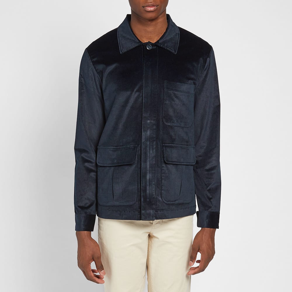 blue overshirt jacket
