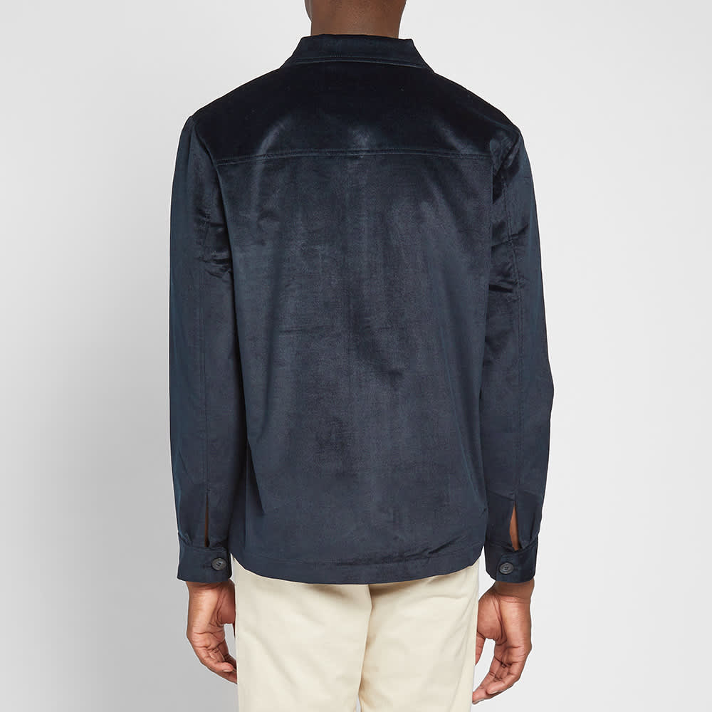 blue overshirt jacket