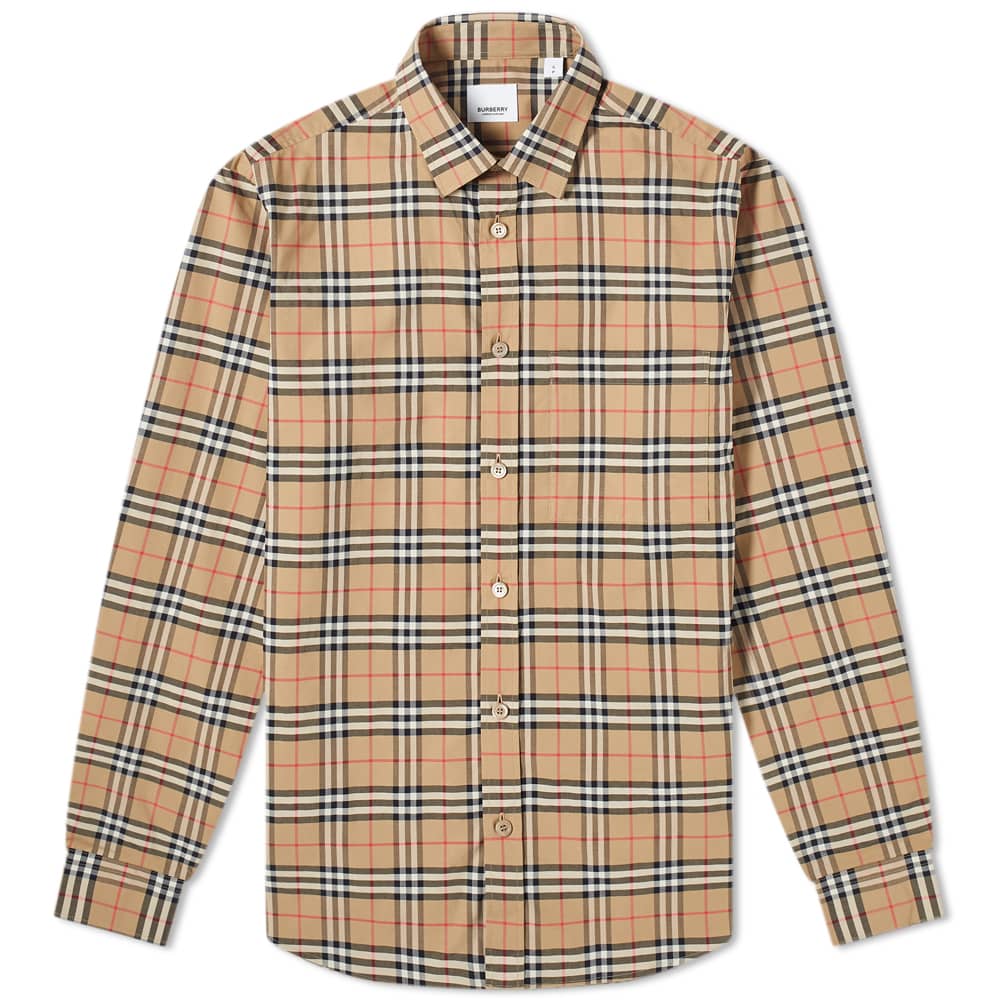 Burberry house check shirt clearance