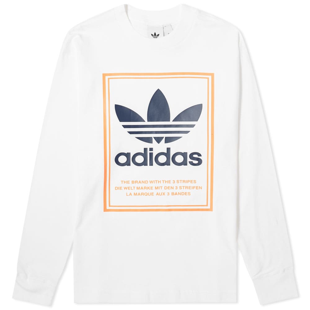 adidas tongue label tee