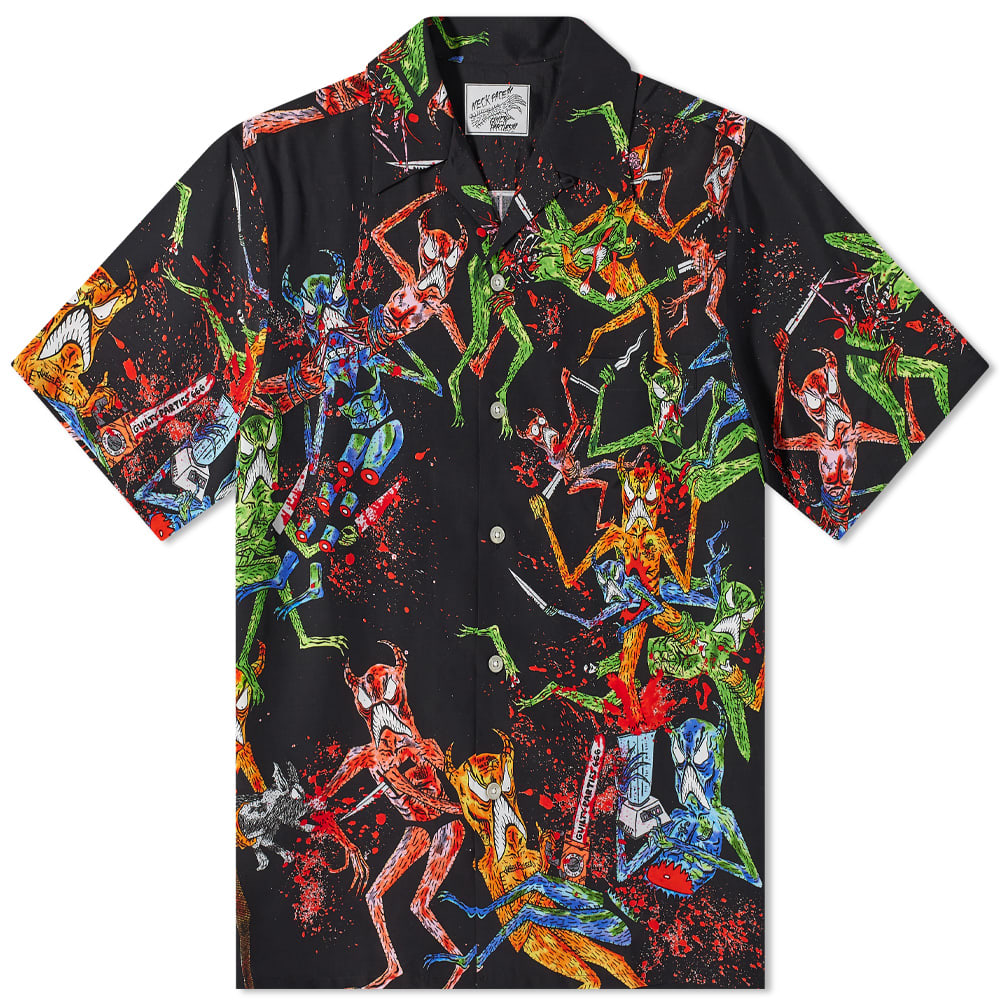 2 Anniversary Hawaiian Shirt Black - JointemsprotocolsShops (AU 最安価格挑戦 wacko NECKFACE maria スウェット