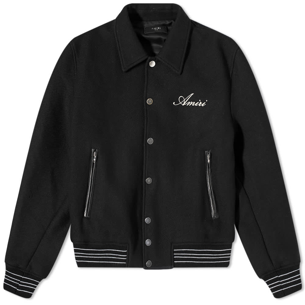 AMIRI Bones Varsity Jacket Black END. (Europe)