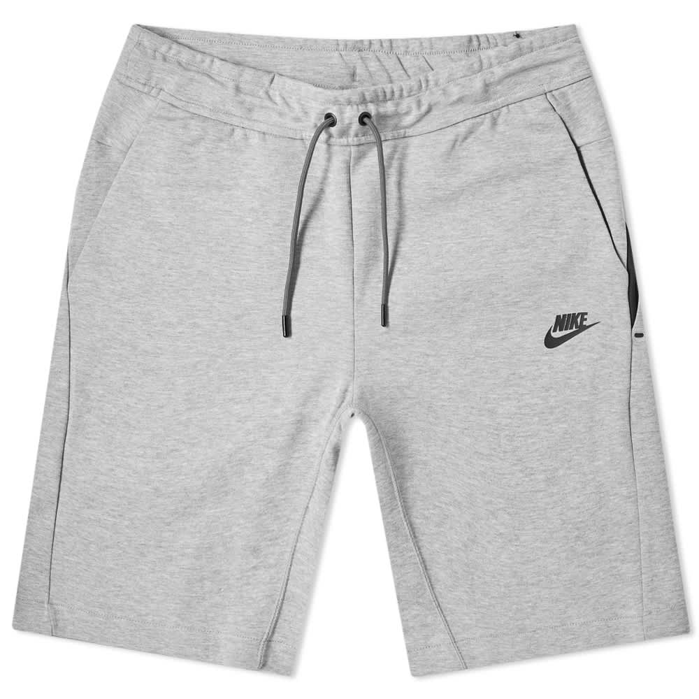 Nike Tech Fleece Short Dark Grey Heather & Black | END. (TW)