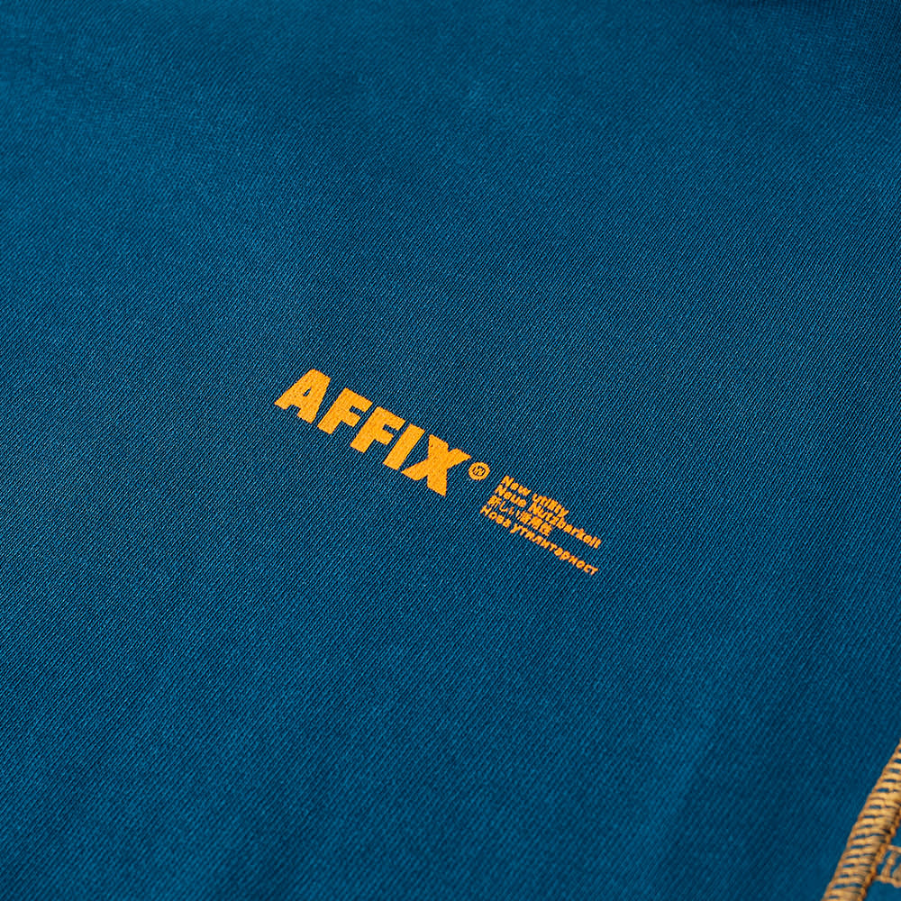 AFFIX Micro Logo Hoody Blue END (US)