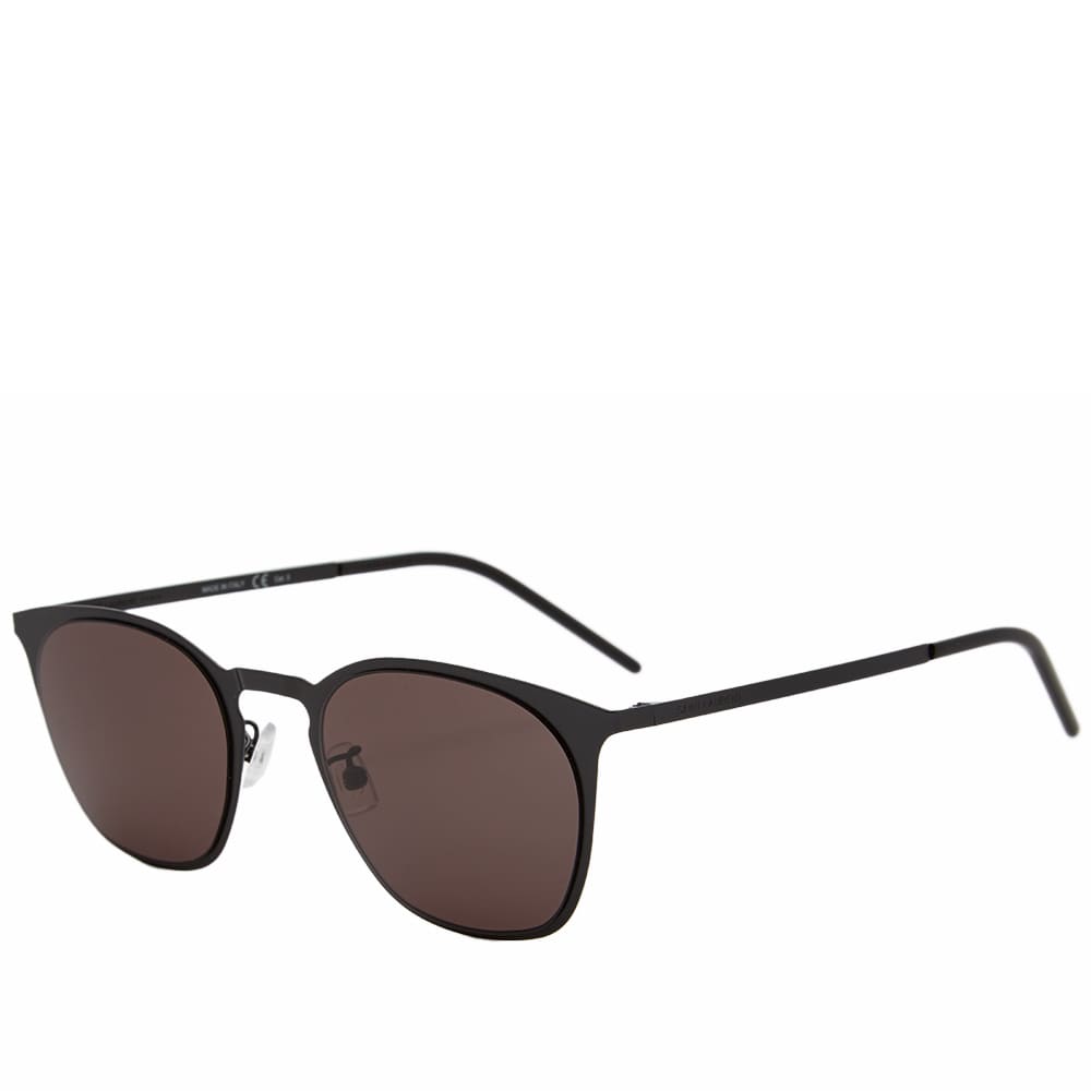 Saint Laurent SL 28 Slim Metal Sunglasses Black | END. (AU)